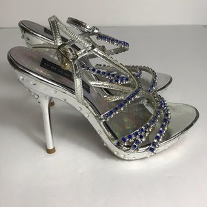 Celeste Silver Sandals